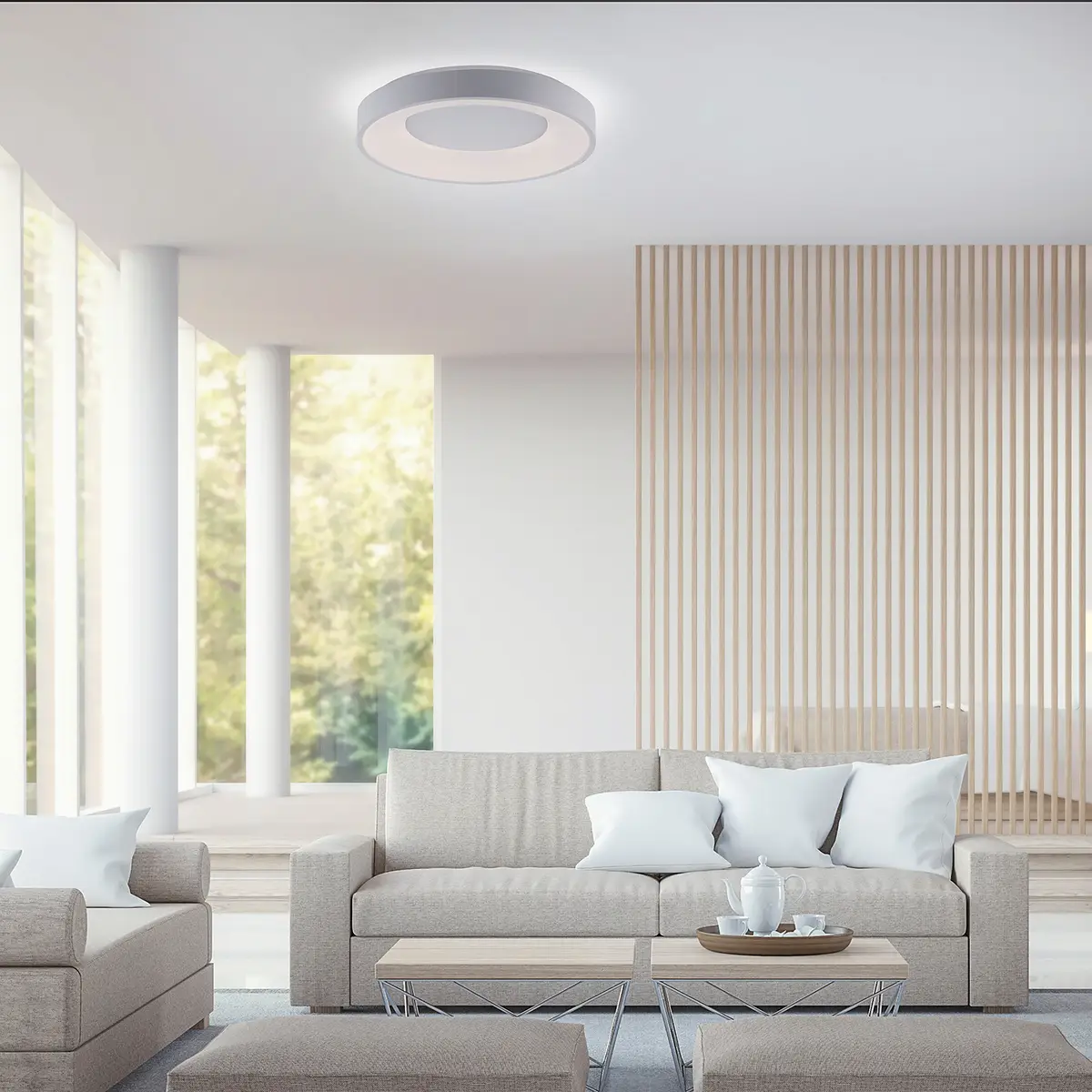 LED-Deckenleuchte Anika | Weiß