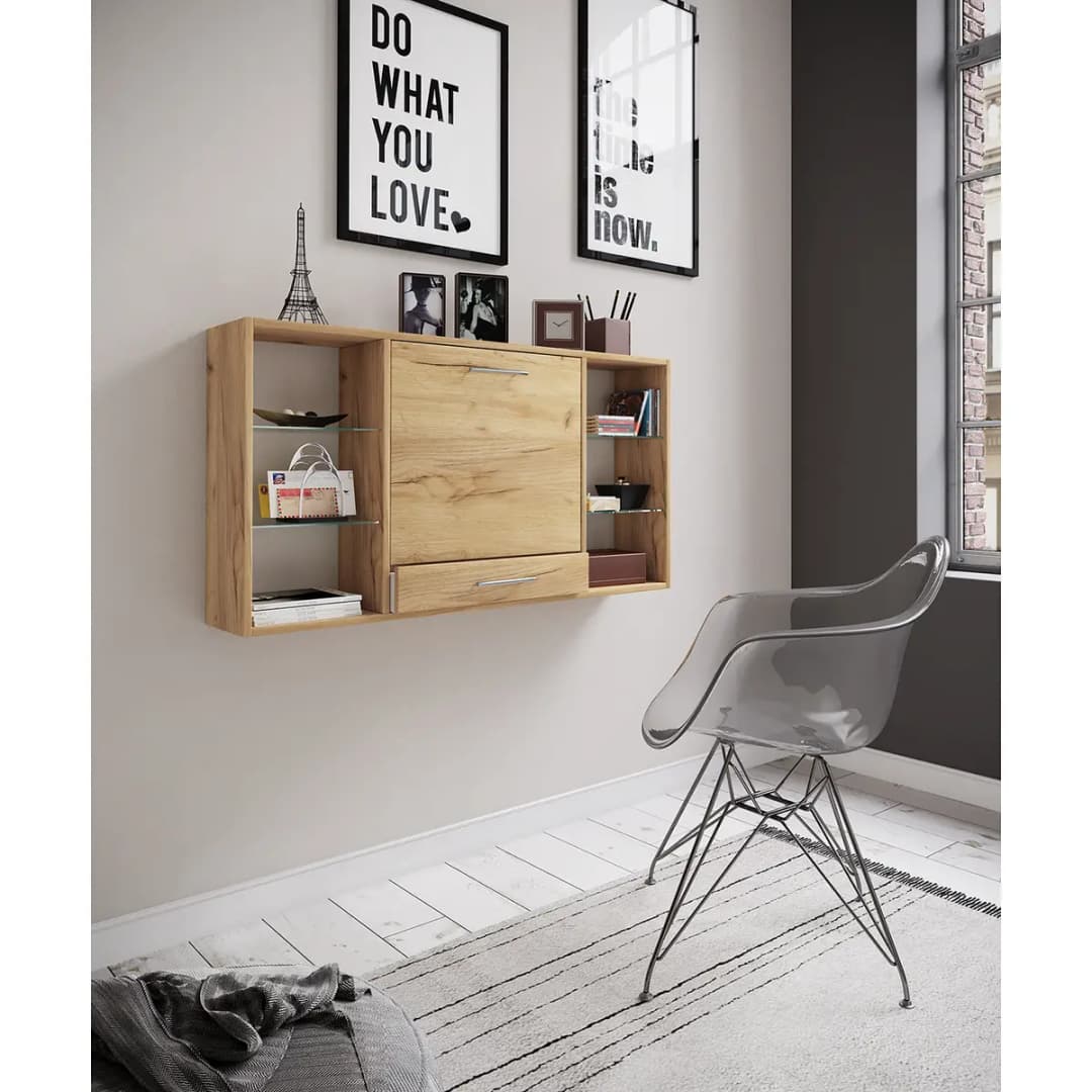 Wandschreibtisch Teala | Beige