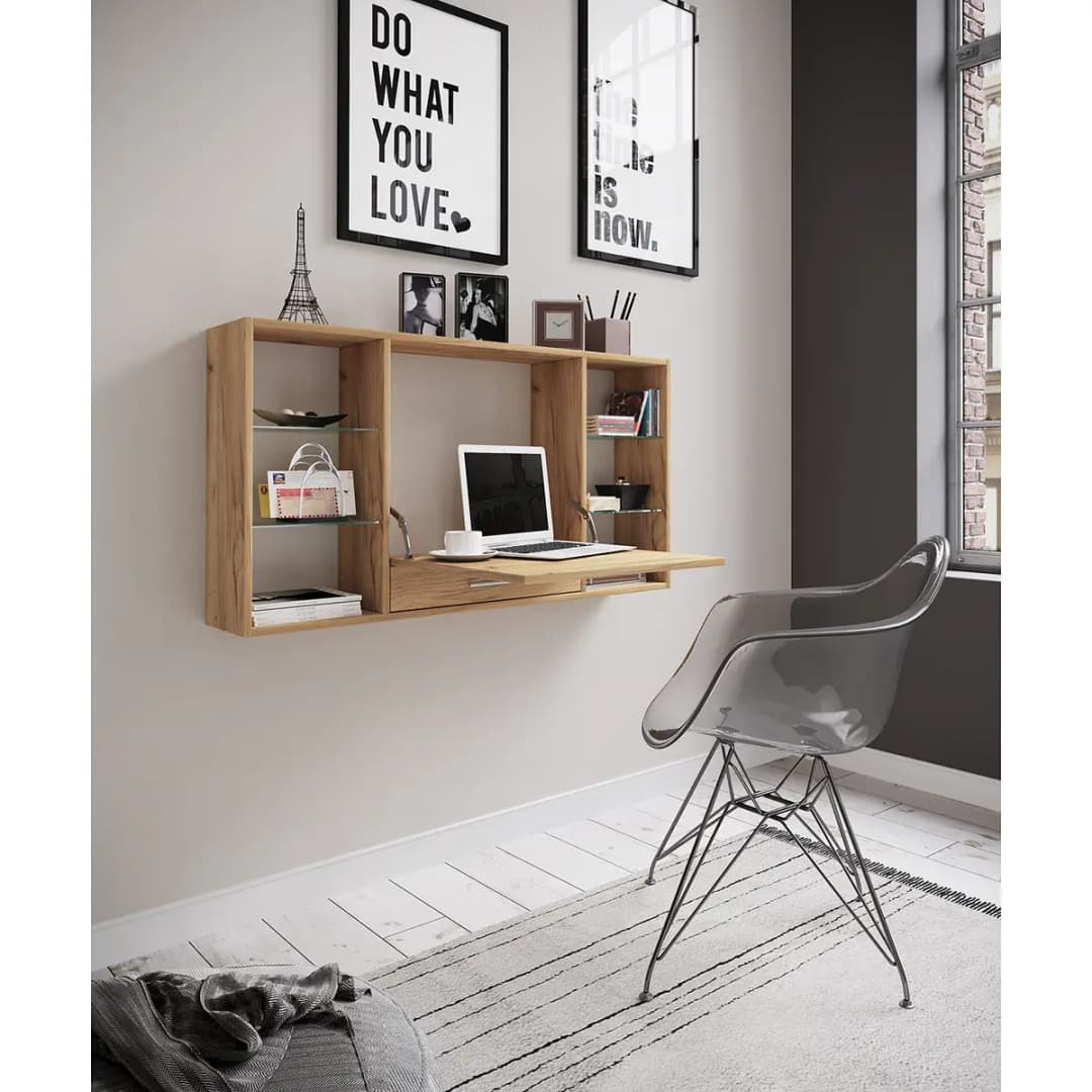 Wandschreibtisch Teala | Beige