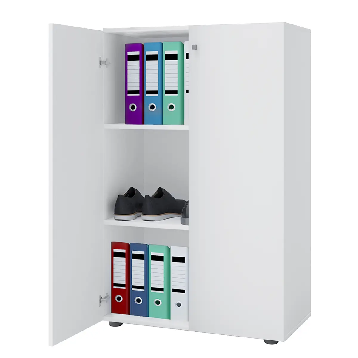 Kommode 110cm Weiß/Weiß | Weiß