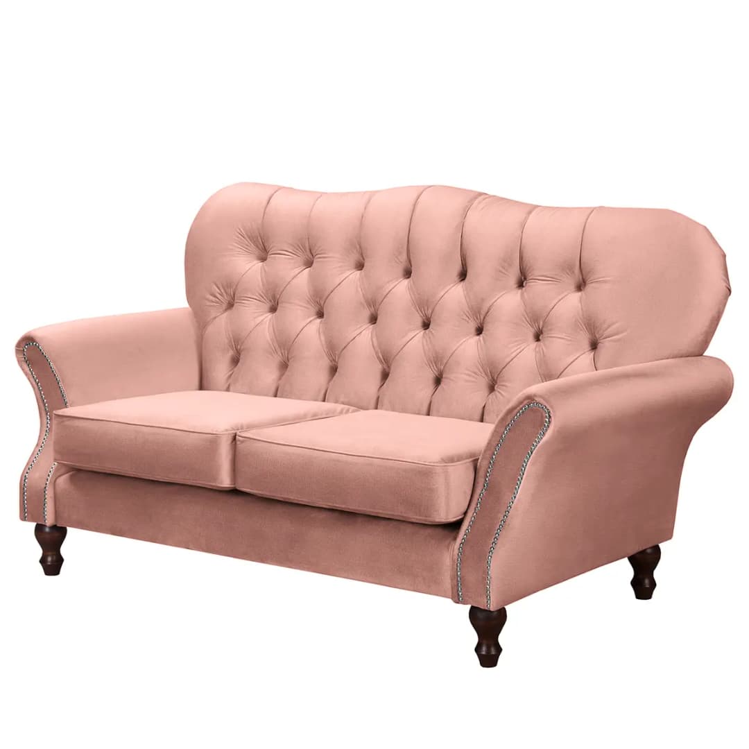 Sofa Dassel 2-Sitzer | Rosa
