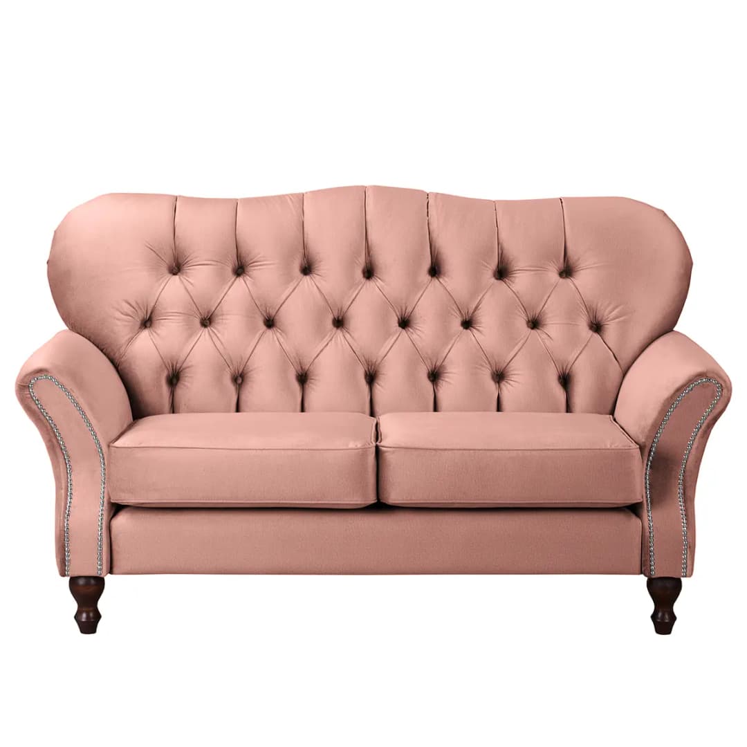 Sofa Dassel 2-Sitzer | Rosa