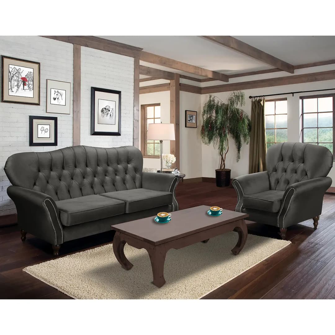 Sofa Dassel 2-Sitzer | Braun