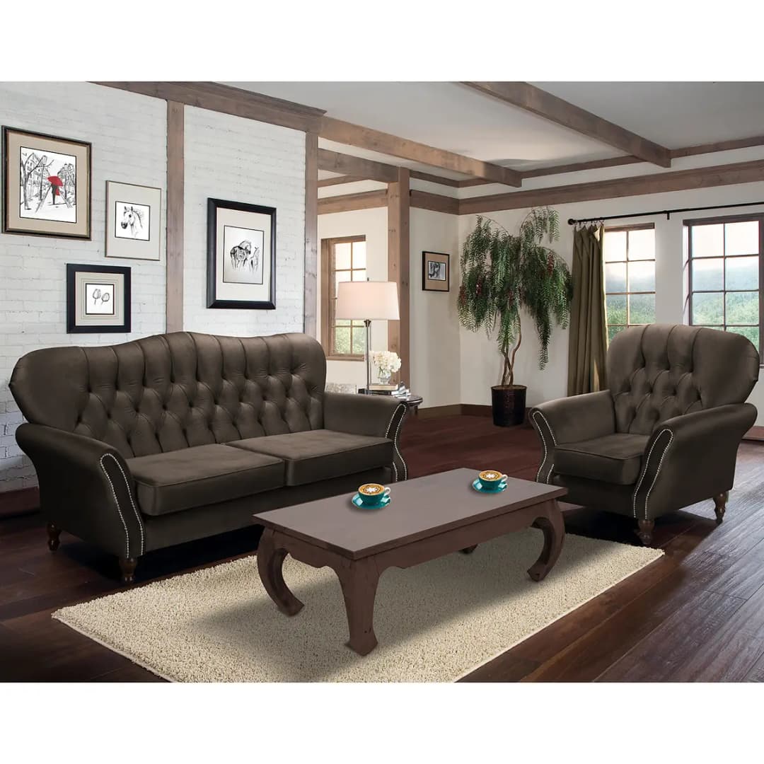 Sofa Dassel 2-Sitzer | Braun