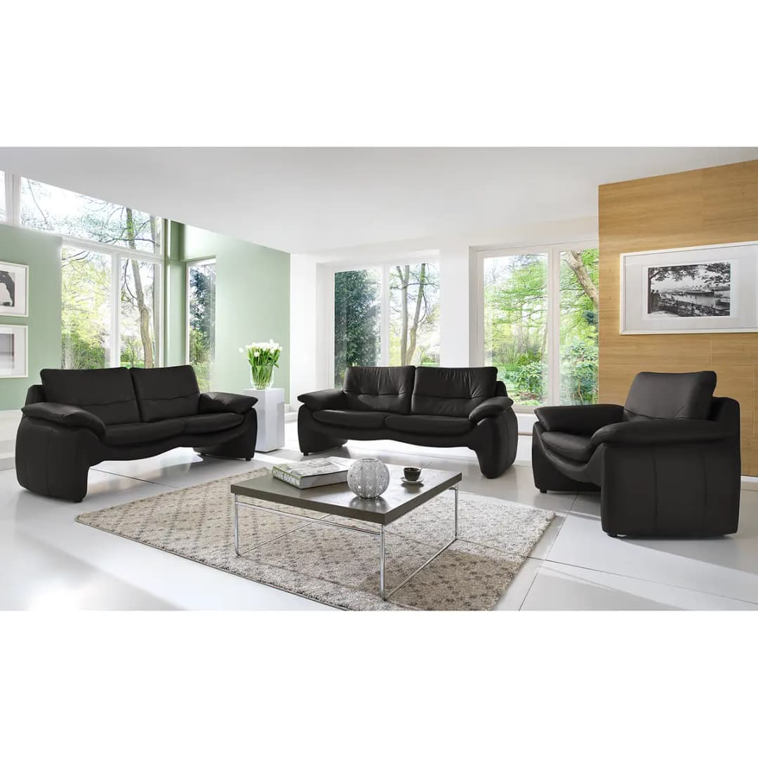 Sofa Budal 2-Sitzer | Schwarz