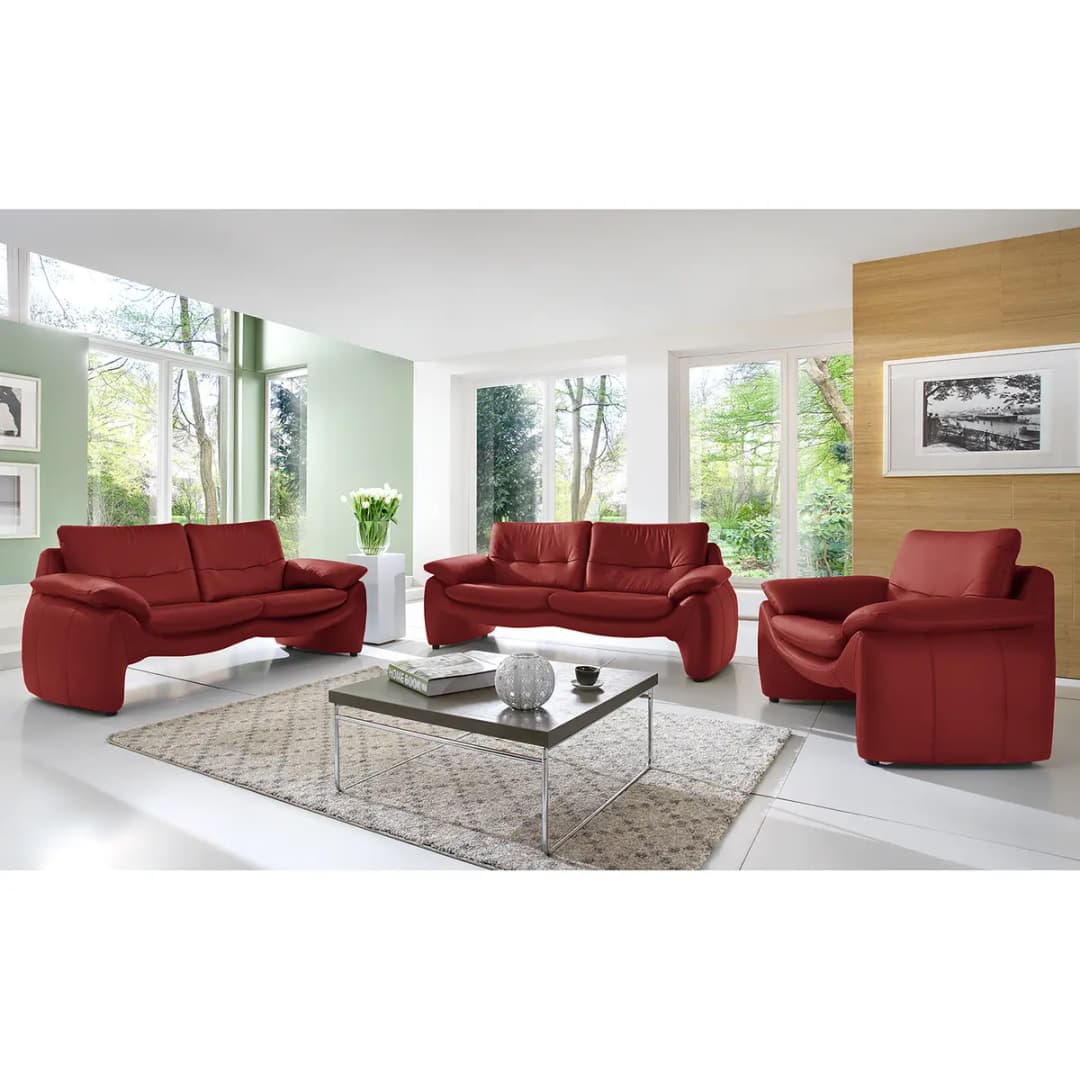 Sofa Budal 3-Sitzer | Rot