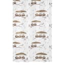 Duschvorhang Eulen Polyester Beige 180 x 180cm | Beige