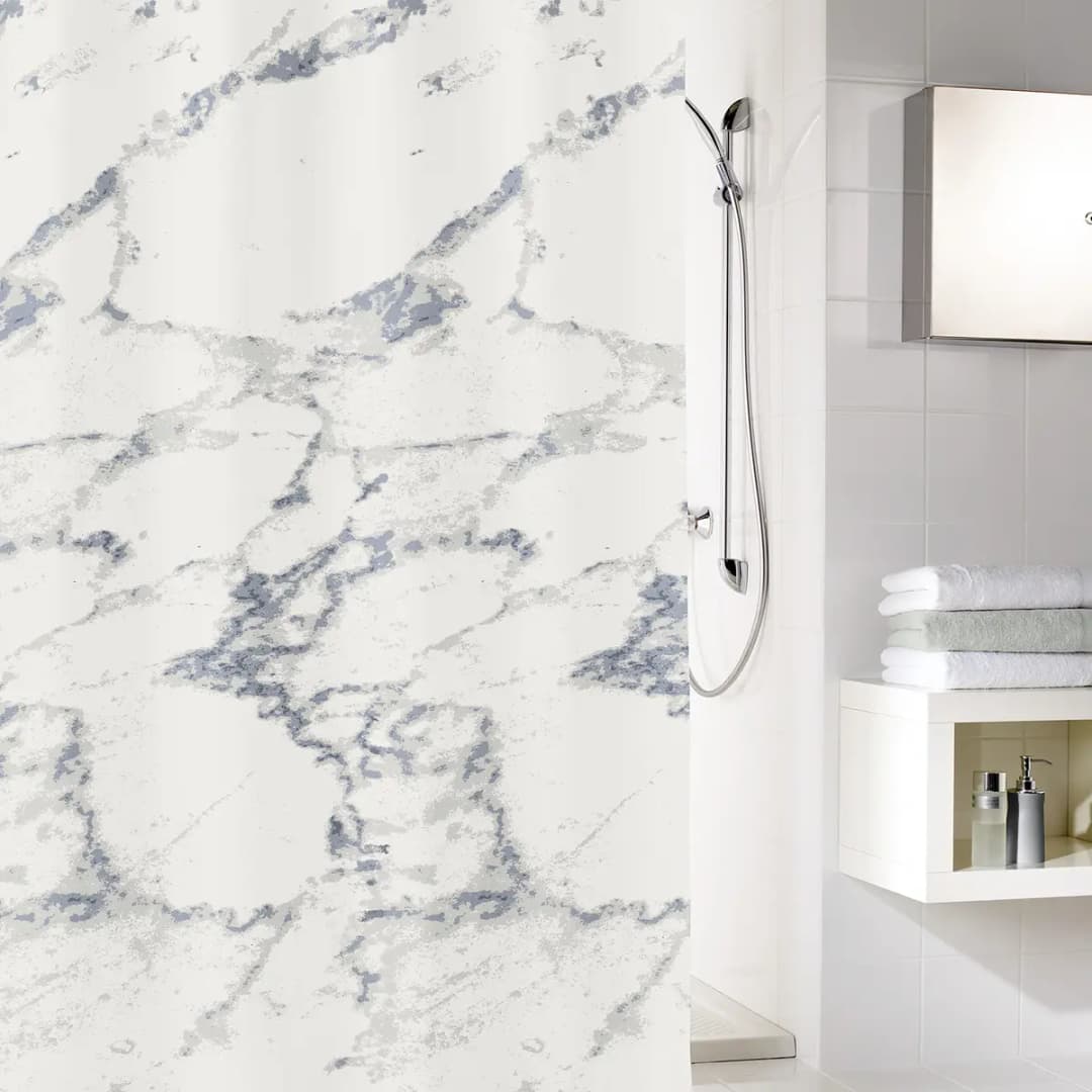 Duschvorhang Marble | Grau