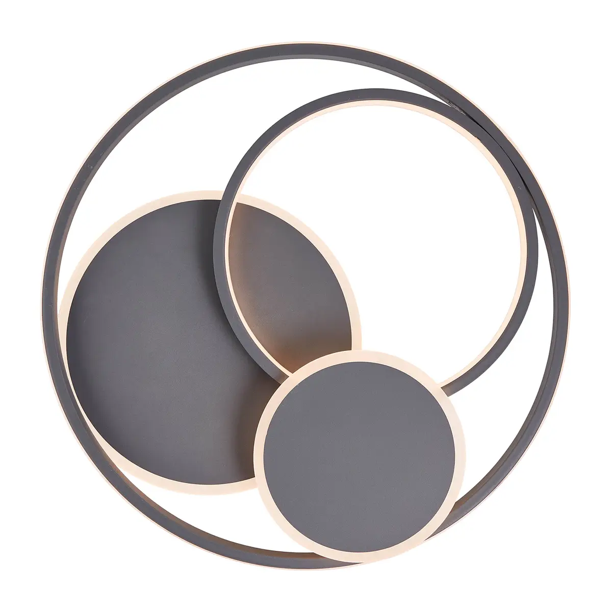 LED-Deckenleuchte Runda | Grau