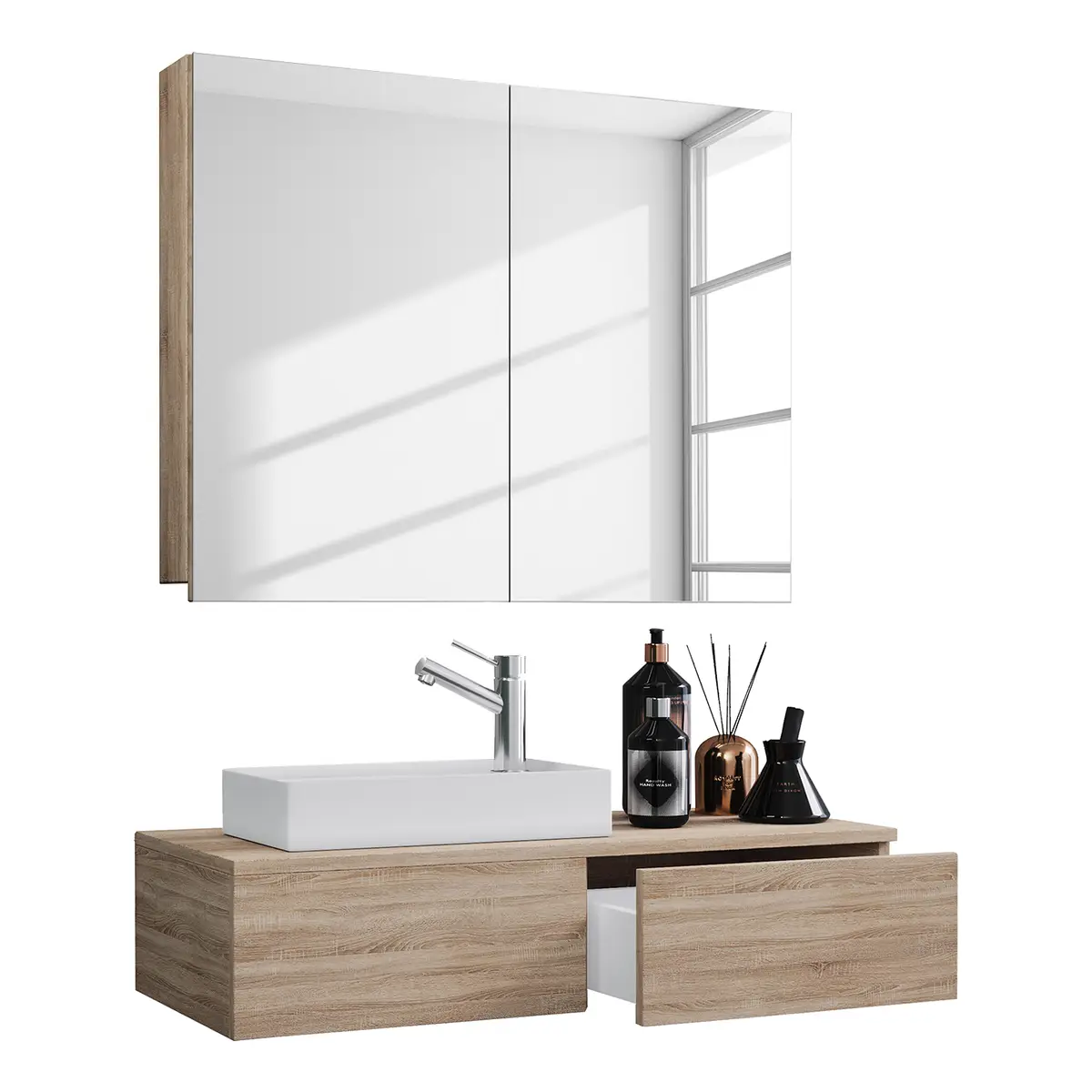 Badezimmerset Gudas II | Beige