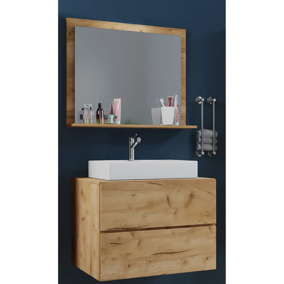 Badezimmerset Lendas I 2-teilig | Beige