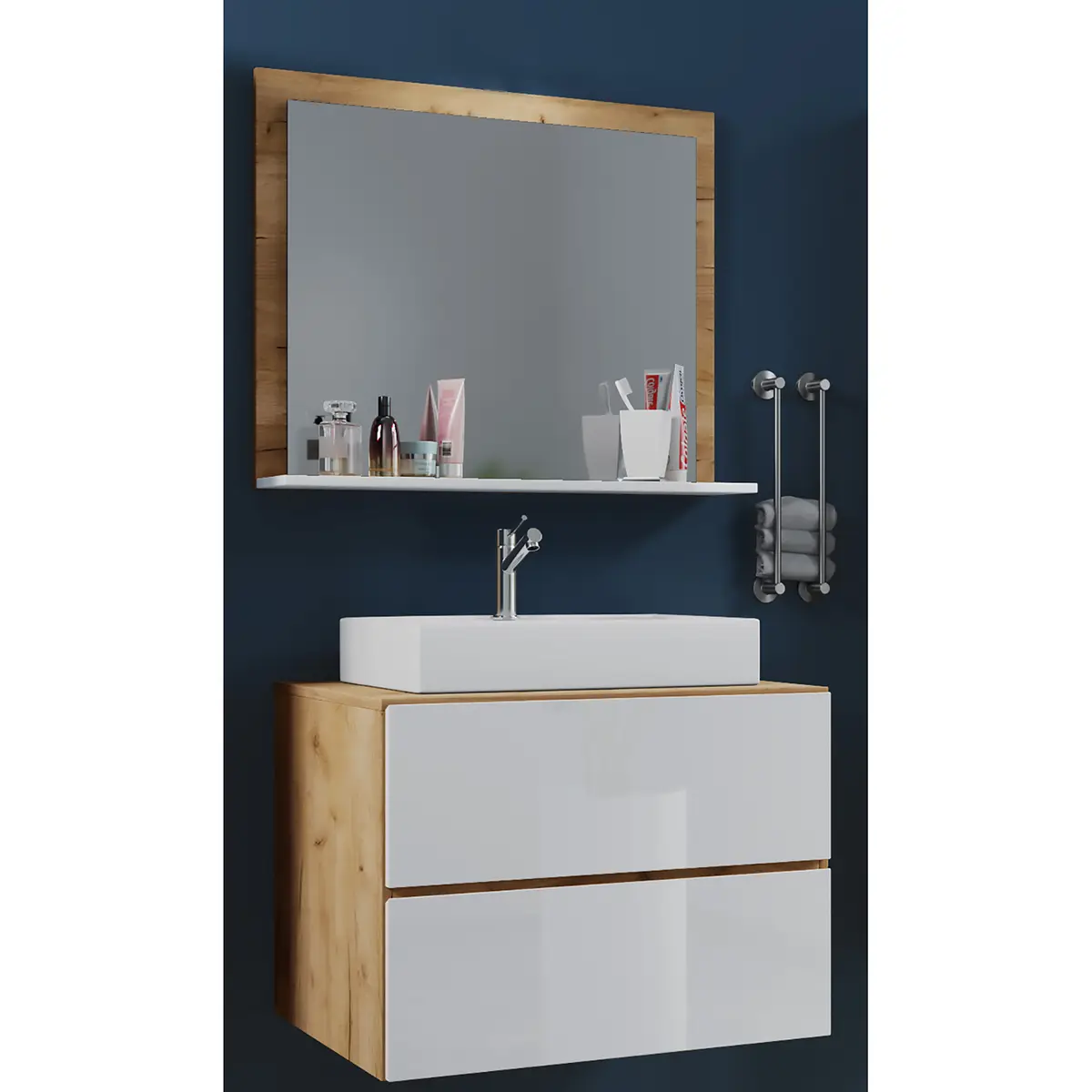 Badezimmerset Lendas I 2-teilig | Beige