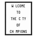 Bild City of champions | Schwarz