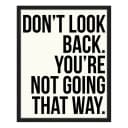 Bild Dont look Back.. | Schwarz