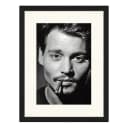 Bild Johnny Depp Rahmen | Schwarz