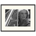 Bild Brigitte Bardot driving | Schwarz