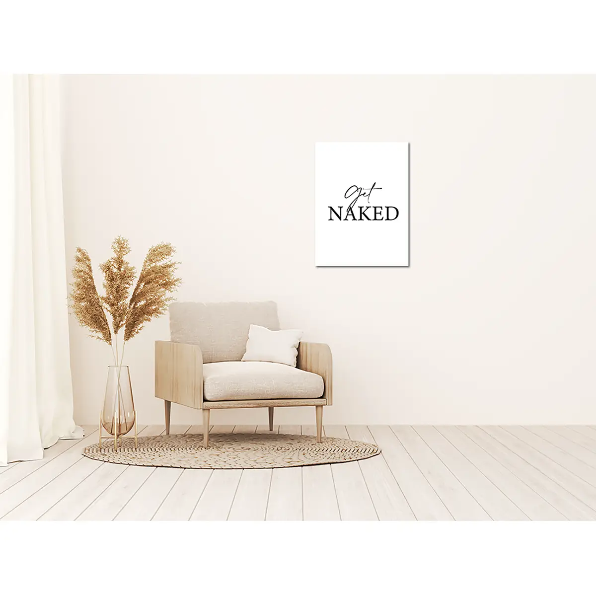 Bild Get naked II Metal: Aku-Dibond Multicolor 30 x 40cm