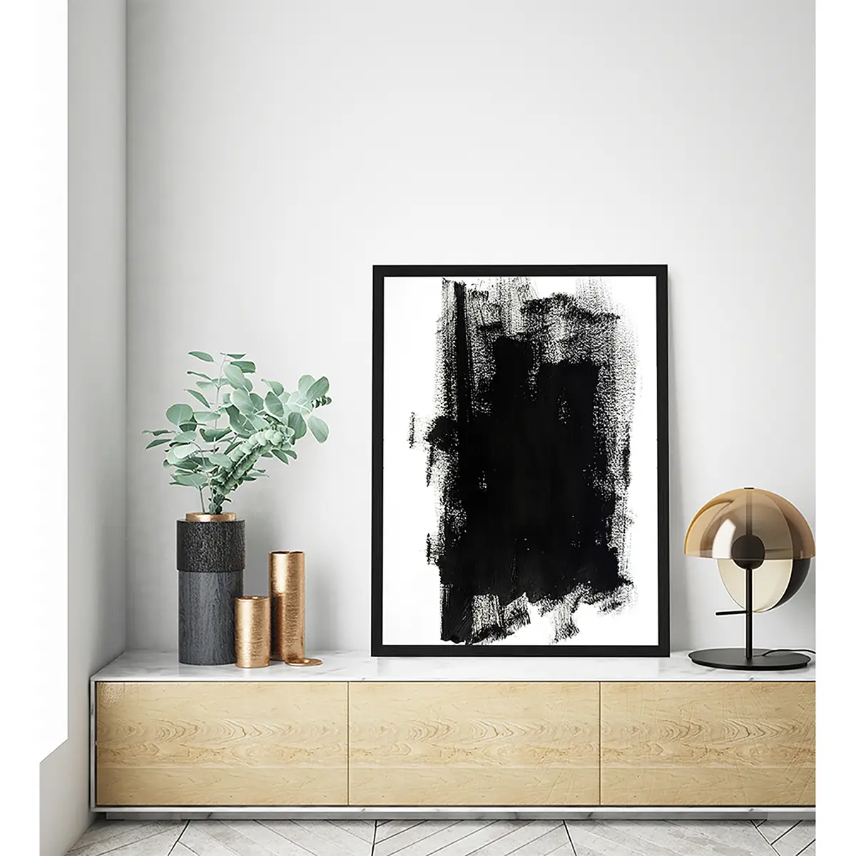 Bild Black art Rahmen | Schwarz