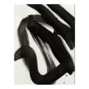 Bild Abstract black ink brush stroke | Mehrfarbig