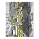 Bild New York taxis from above | Mehrfarbig