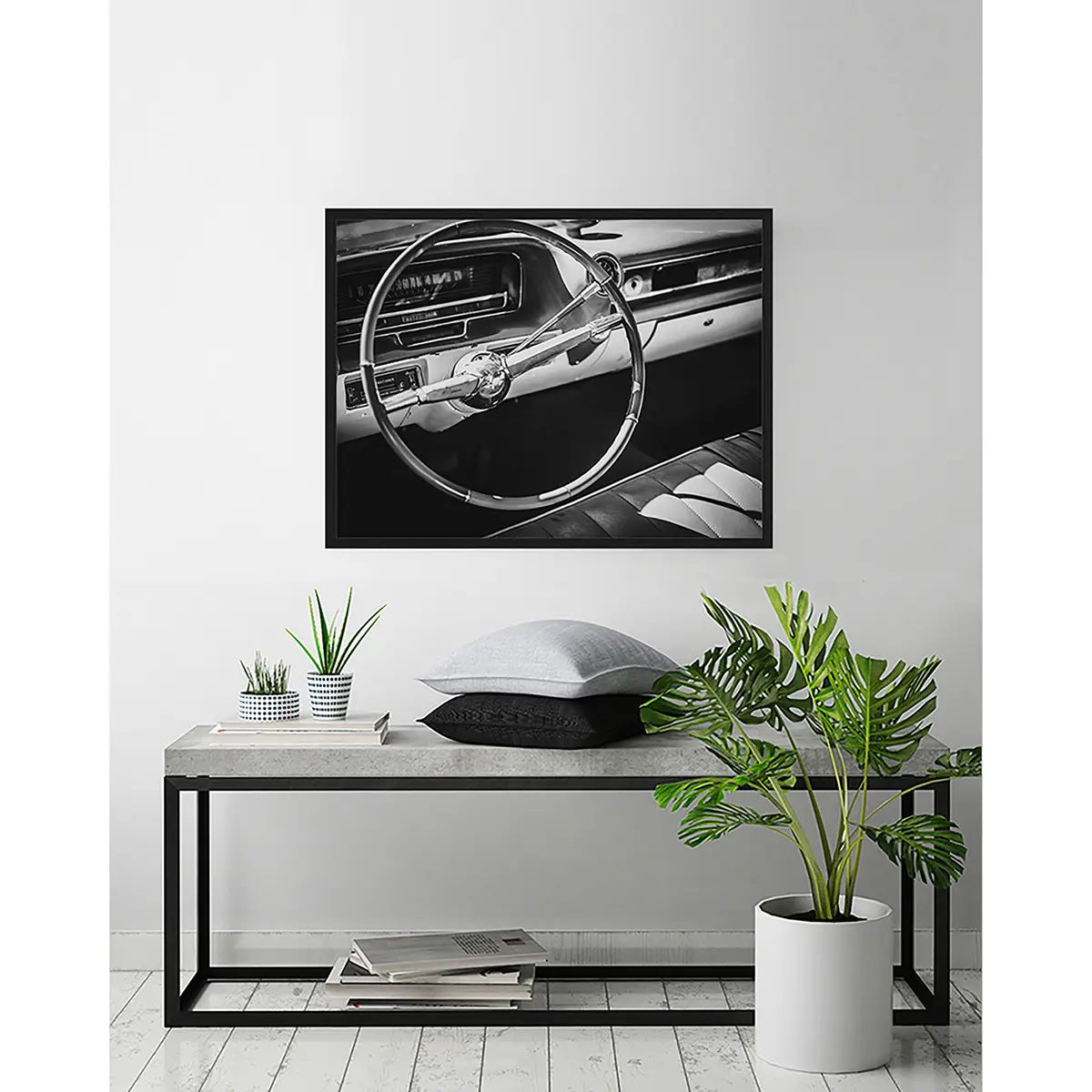 Bild Steering wheel Rahmen | Schwarz