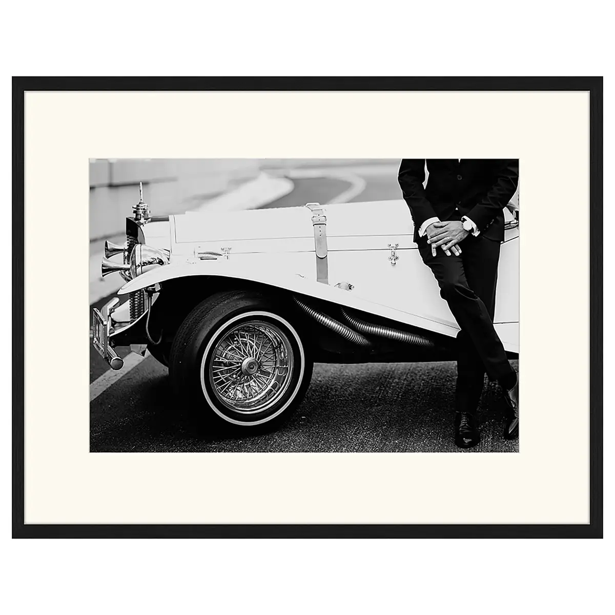 Bild Elegant Car Rahmen | Schwarz