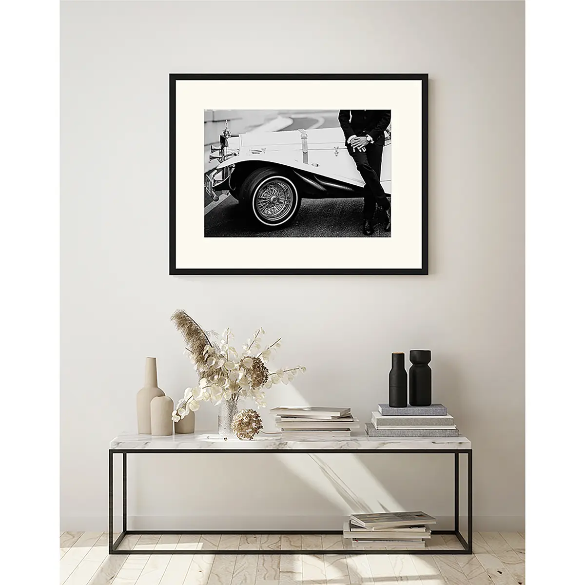 Bild Elegant Car Rahmen | Schwarz