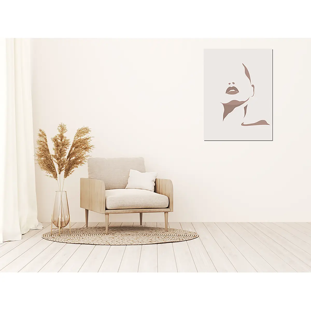 Bild Female Art Metal: Aku-Dibond Multicolor 60 x 80cm