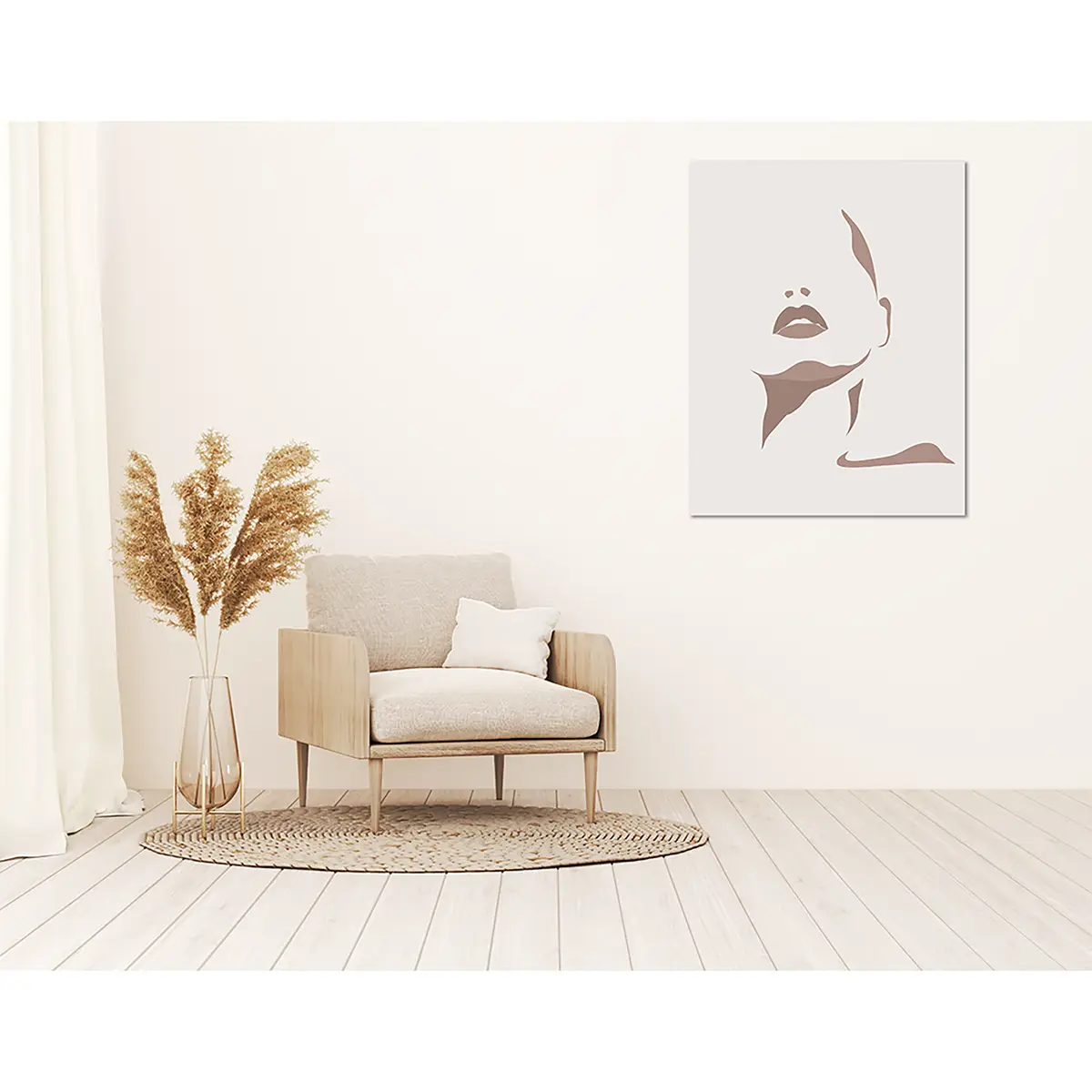 Bild Female Art Metal: Aku-Dibond Multicolor 70 x 90cm