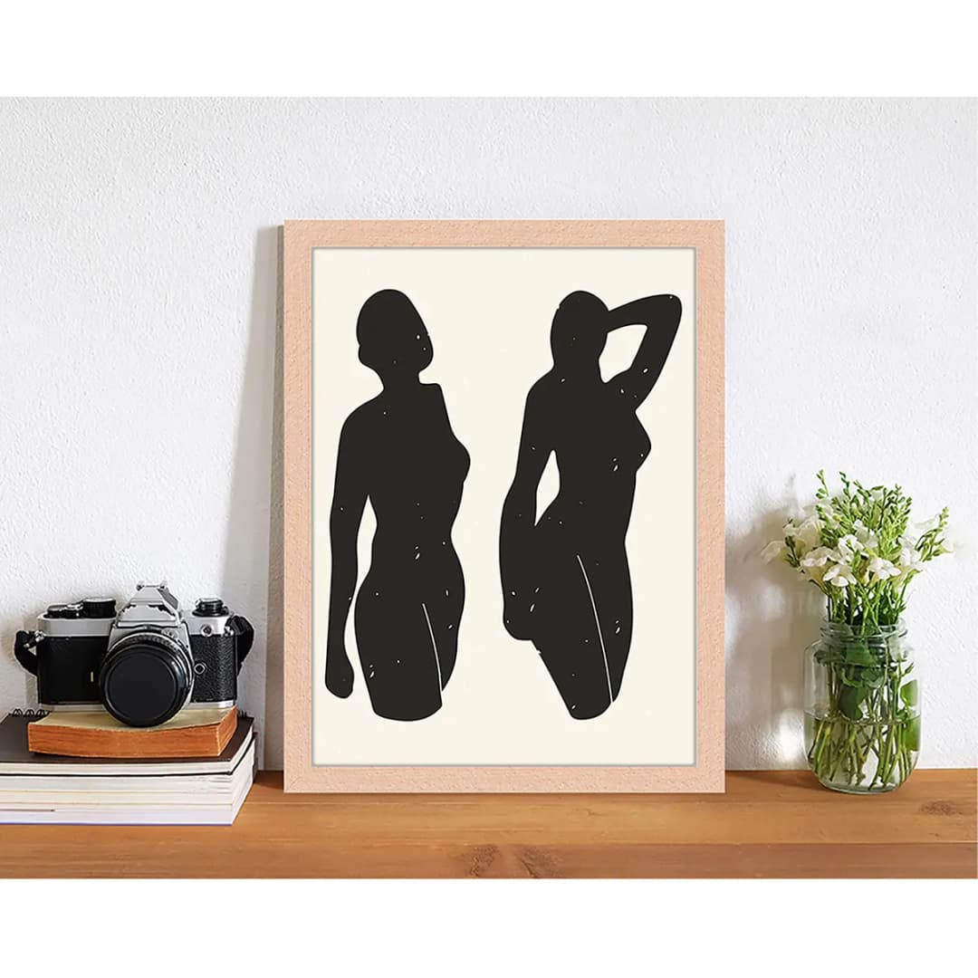 Bild Abstract Black Bodies | Beige