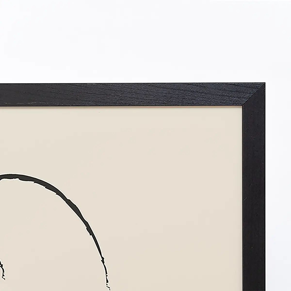 Bild Side Portrait Inspired By Matisse | Schwarz