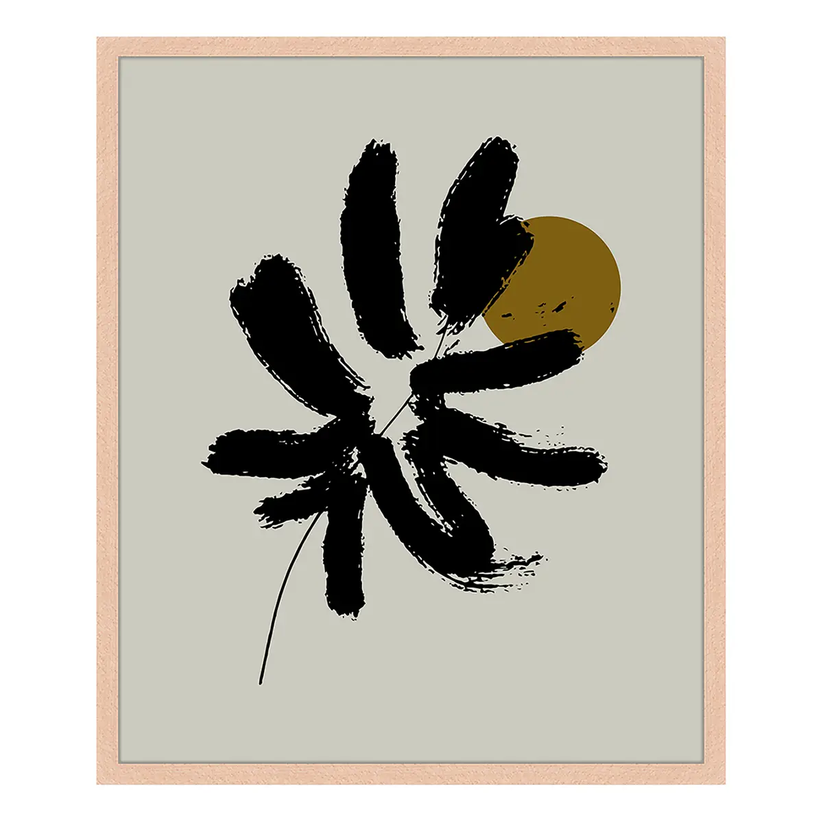 Bild Minimalist Illustration Rahmen | Beige