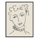 Bild Fancy Woman Portrait | Schwarz
