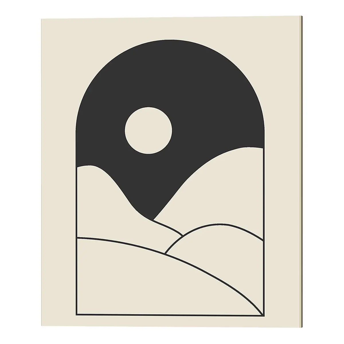Bild Contemporary Abstract Metal | Mehrfarbig