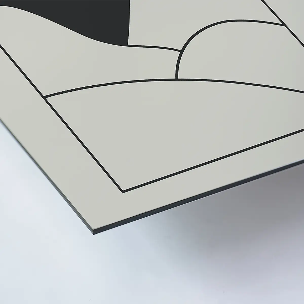 Bild Contemporary Abstract Metal | Mehrfarbig