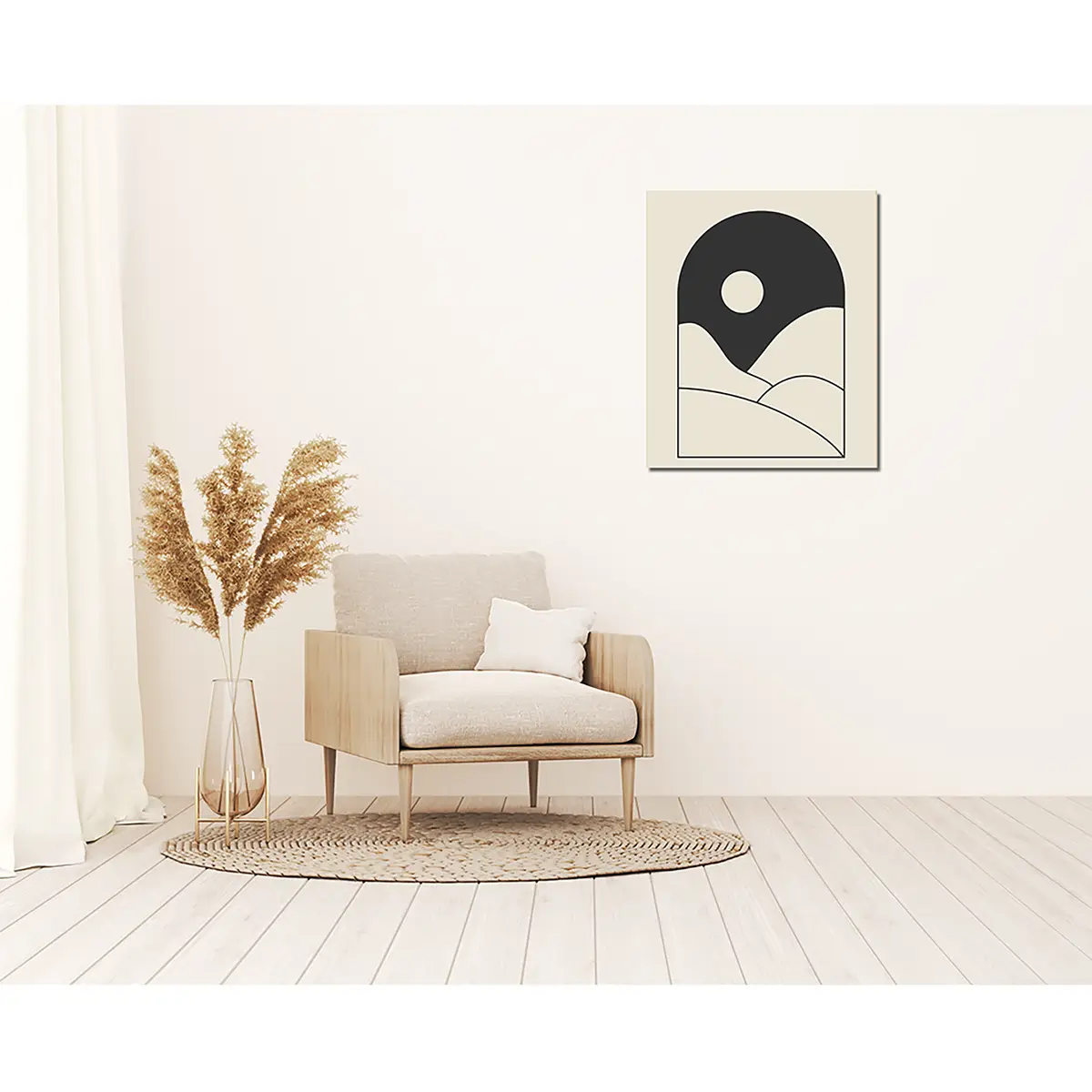 Bild Contemporary Abstract Metal | Mehrfarbig