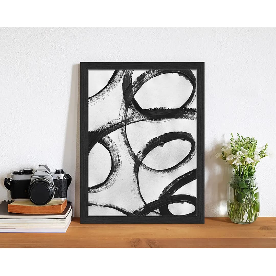 Bild Irregular Acrilic Rahmen | Schwarz