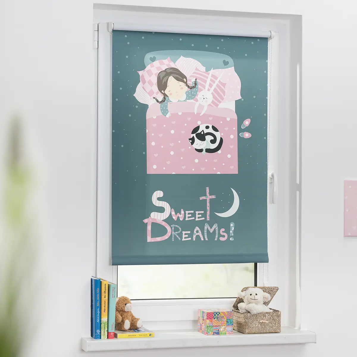 Klemmfix Rollo Sweet Dreams | Grau