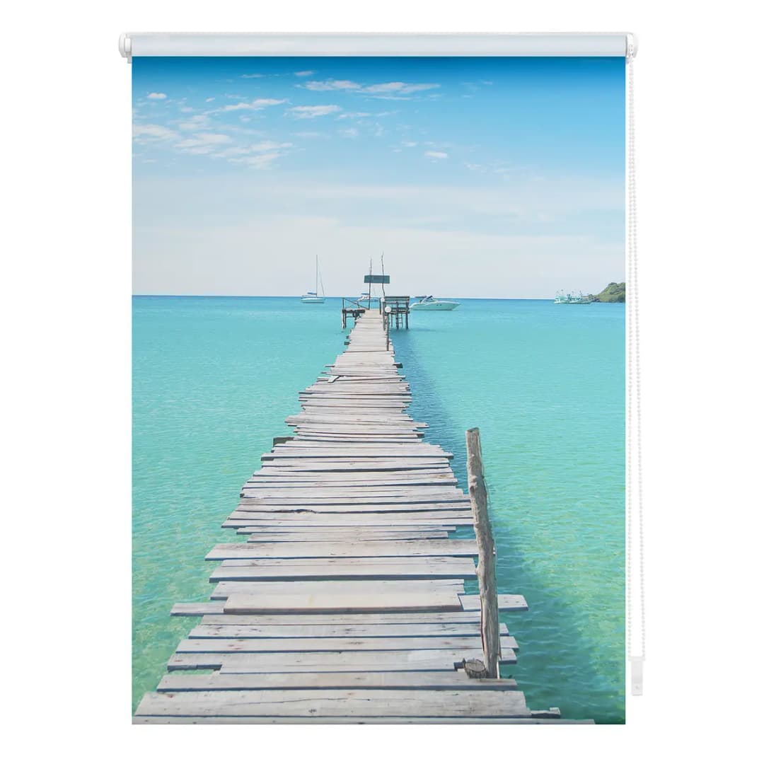 Klemmfix Rollo El Mar | Blau