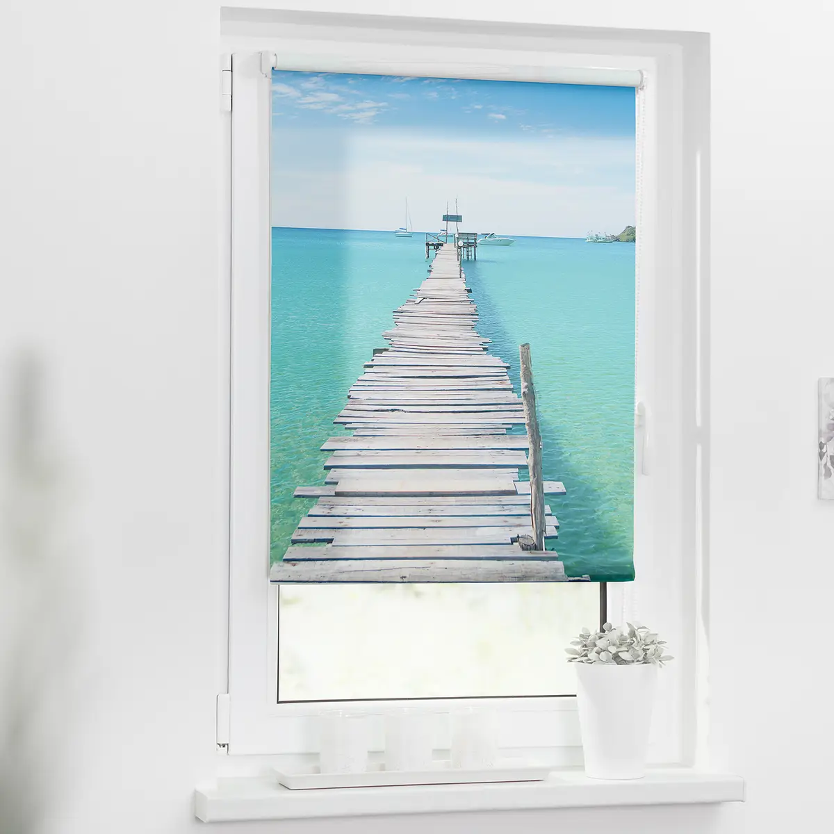 Klemmfix Rollo El Mar | Blau