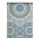Klemmfix Rollo Orientalische Muster | Blau