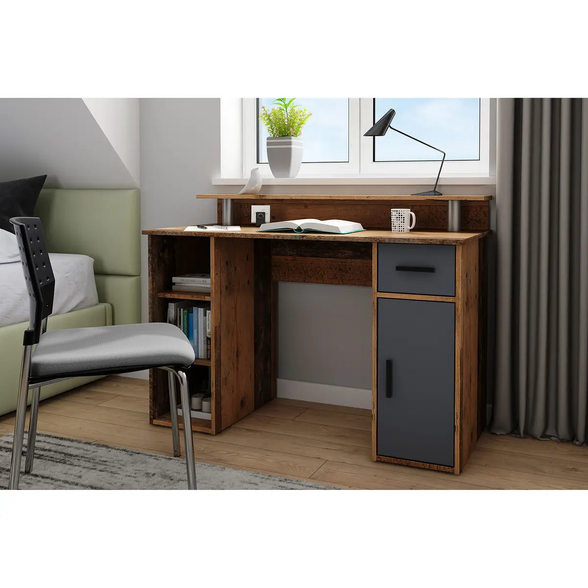 Schreibtisch Ockley | Braun