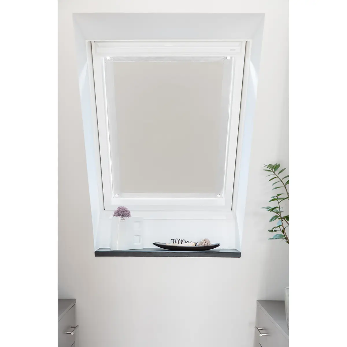 Dachfenster Sonnenschutz Thermofix | Beige