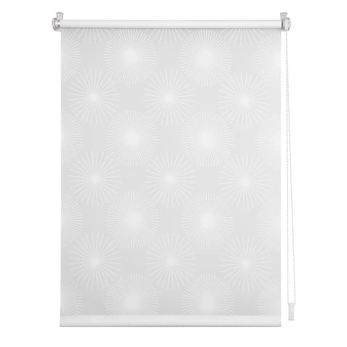 Klemmfix Rollo Sonne | Weiß