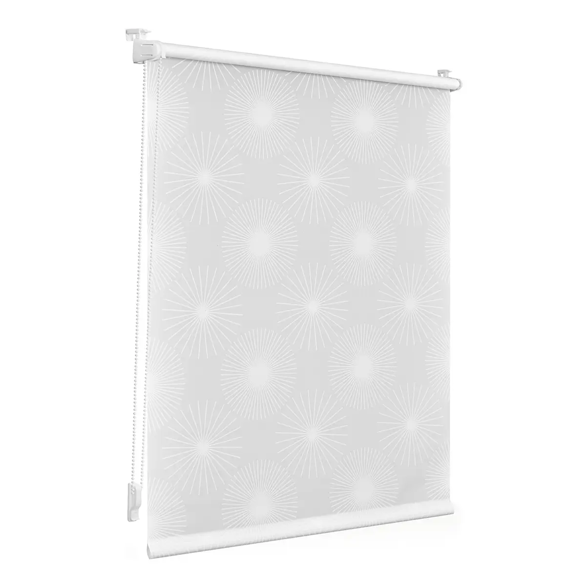 Klemmfix Rollo Sonne | Weiß