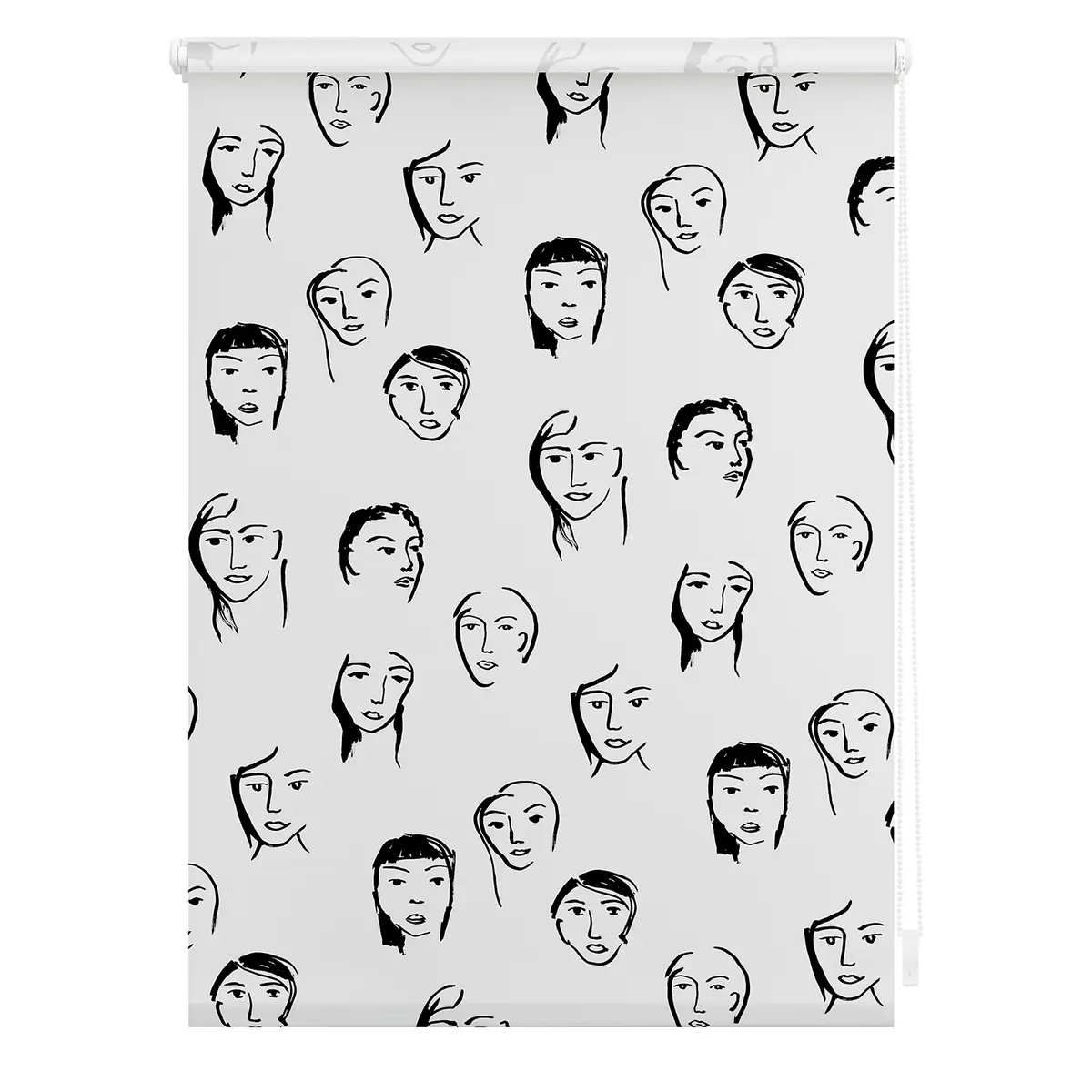 Klemmfix Rollo Face | Schwarz