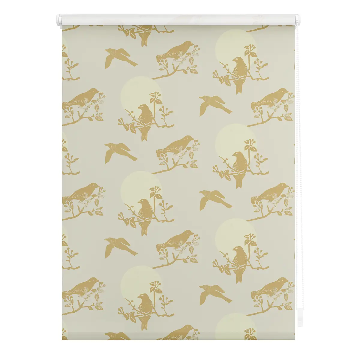 Klemmfix Rollo Moon Birds | Beige