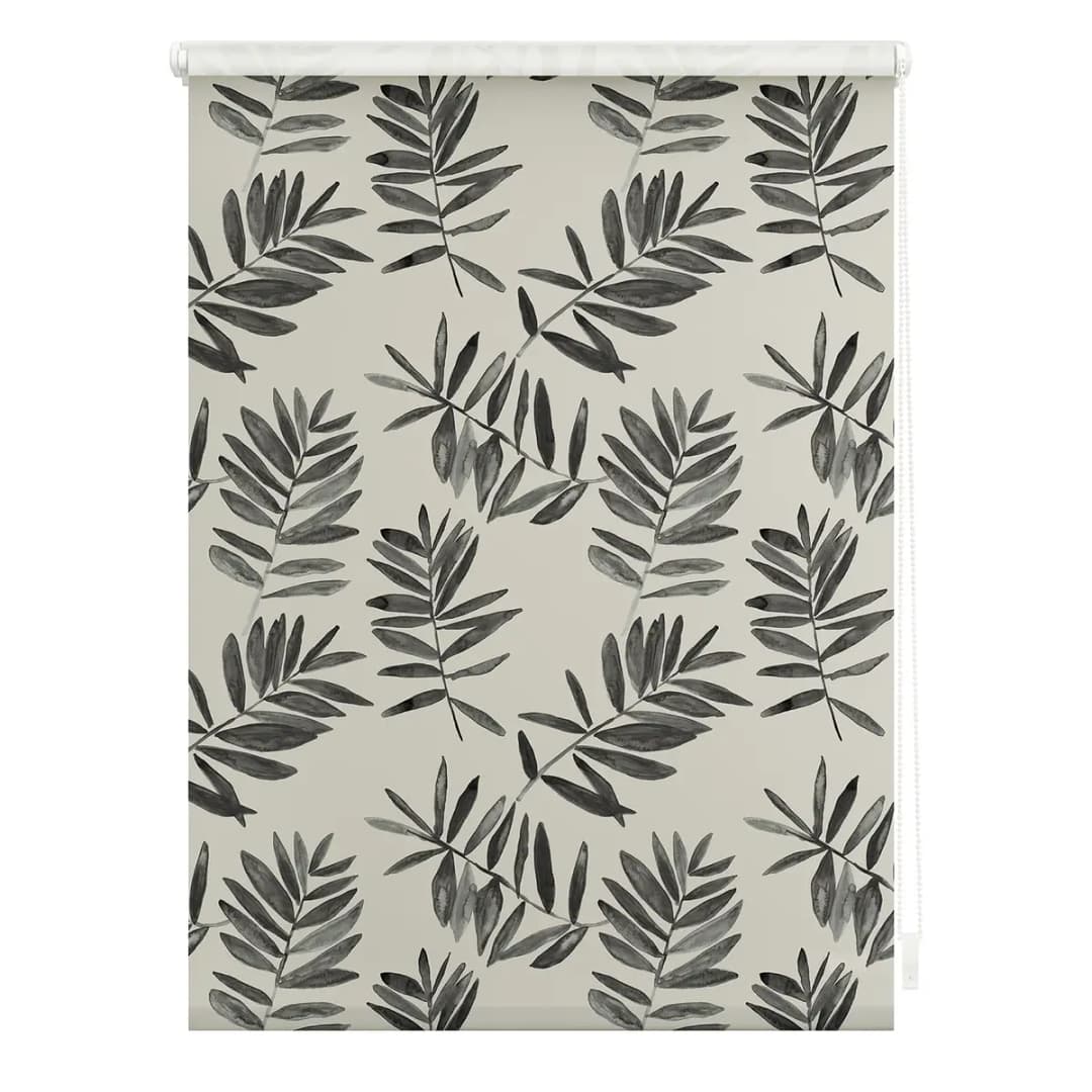 Rollo Black Watercolor Branches II 70 x 150cm Schwarz | Schwarz