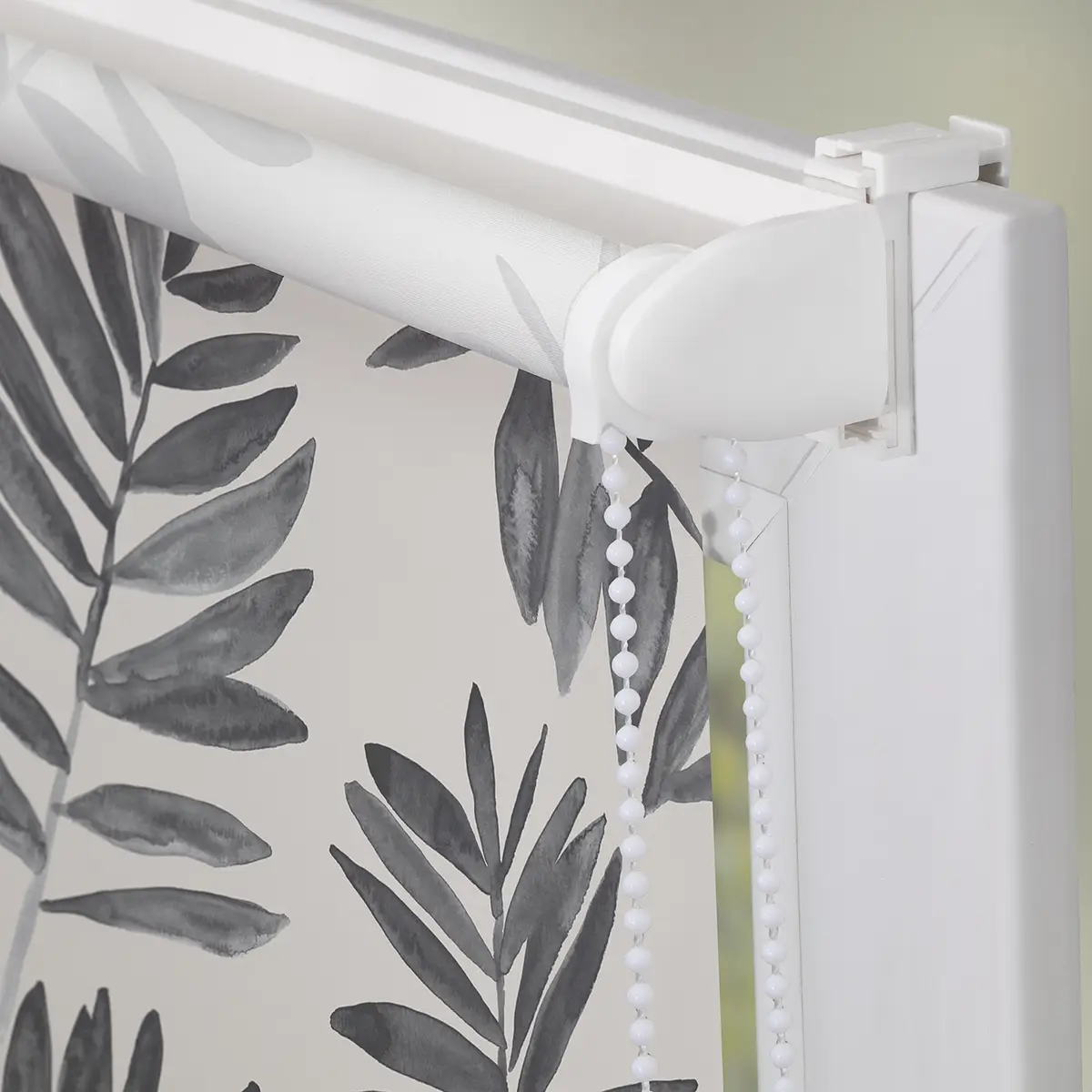 Rollo Black Watercolor Branches II 70 x 150cm Schwarz | Schwarz
