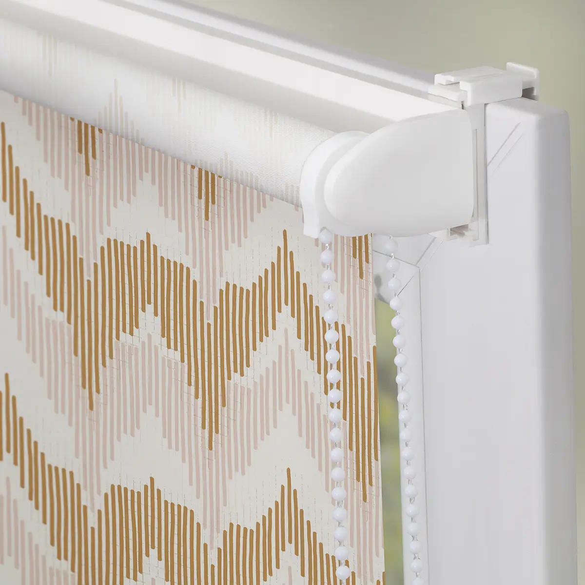 Klemmfix Rollo Boho Zig Zack | Gelb